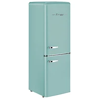 Réfrigérateur congélateur inférieur de 23 po 7 pi³ Retro by Unique (UGP-215L T AC) - Turquoise océan