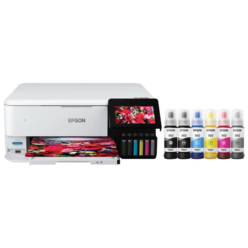 Epson EcoTank Photo ET-8500 Wireless All-In-One Supertank Inkjet Printer