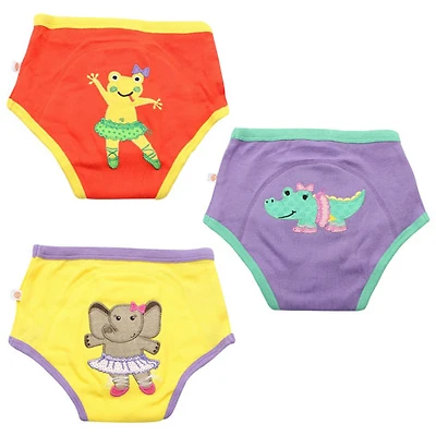 Culottes d'apprentissage de la propreté en coton biologique de Zoocchini - Ballerines - 3T/4T