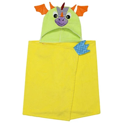 Serviette éponge moelleuse à capuchon pour enfants de ZOOCCHINI - 2 ans et plus - Dragon
