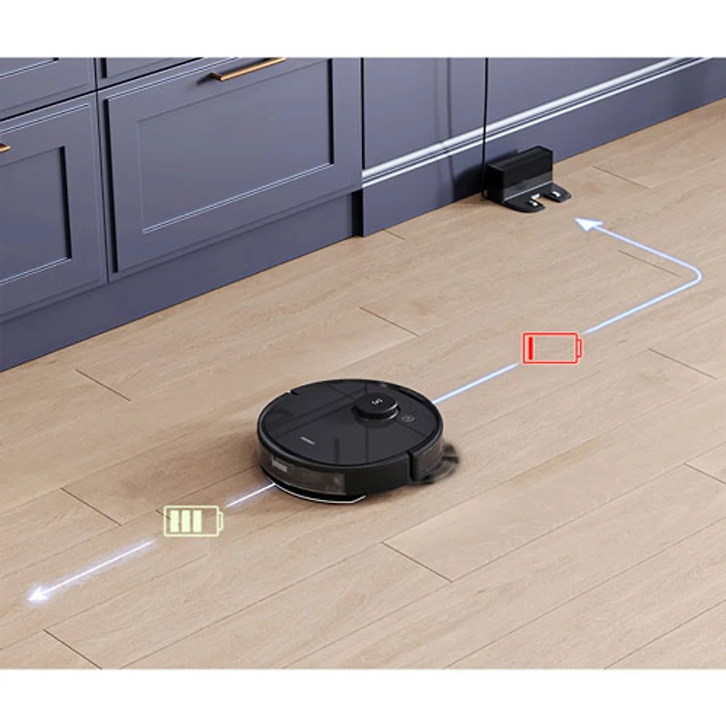 Aspirateur et vadrouille robot Deebot Ozmo N8 d'Ecovacs - Noir