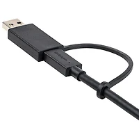 StarTech 1m (3.28 ft.) USB-C to USB-C Cable with USB-A Adapter Dongle (USBCCADP)