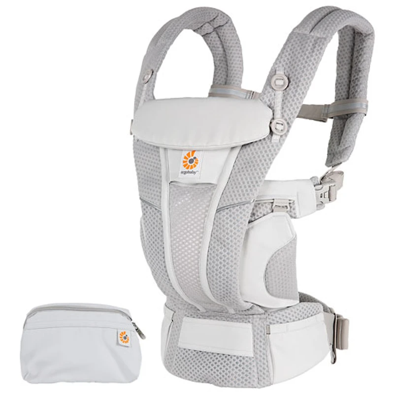 Porte-bébé à quatre positions Omni Breeze d'Ergobaby - Gris perle
