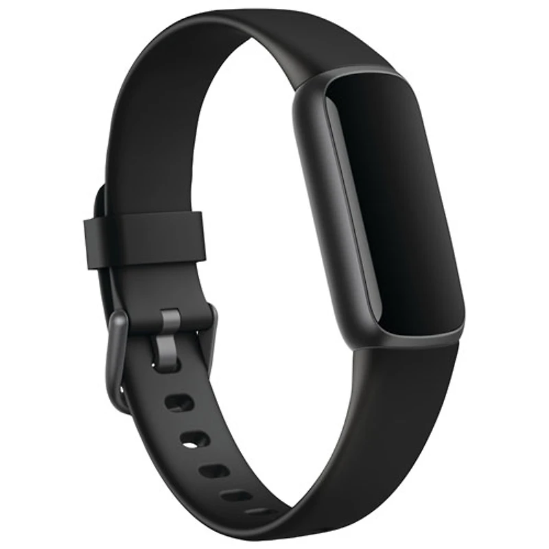 Bracelet en silicone pour le Luxe de Fitbit - Grand - Noir