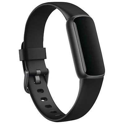Bracelet en silicone pour le Luxe de Fitbit - Grand - Noir