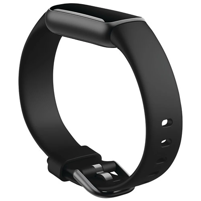 Bracelet en silicone pour le Luxe de Fitbit - Grand - Noir