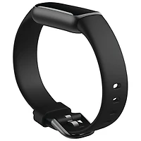 Bracelet en silicone pour le Luxe de Fitbit - Grand - Noir