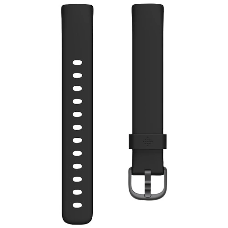 Bracelet en silicone pour le Luxe de Fitbit - Grand - Noir