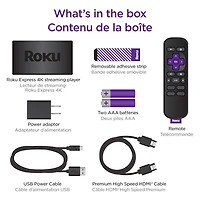 Roku Express 4K Media Streamer with Remote
