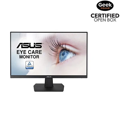 Open Box - Asus 27" FHD 75Hz 5ms GTG IPS LCD Monitor (VA27EHE) - Black