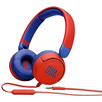 Casque d'écoute Jr310 de JBL - Rouge
