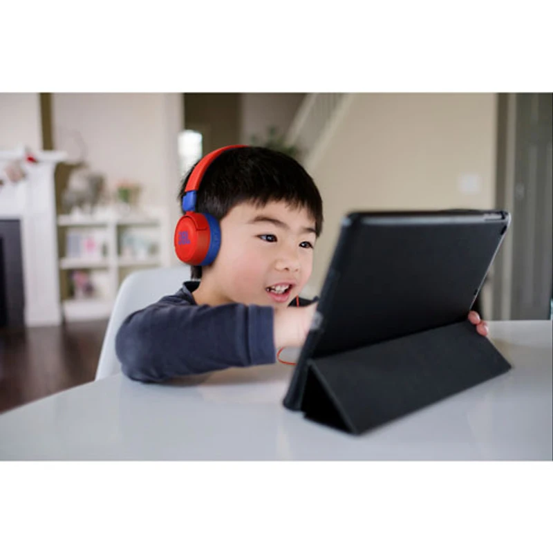 Casque d'écoute Jr310 de JBL - Rouge