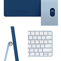 iMac de 24 po d'Apple (printemps 2021) - Bleu (M1 d'Apple/CG à 8 coeurs/SSD 512 Go/RAM 8 Go) - Ang