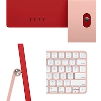 iMac de 24 po d'Apple (printemps 2021) - Rose (M1 d'Apple/CG à 8 coeurs/SSD 256 Go/RAM 8 Go) - Ang