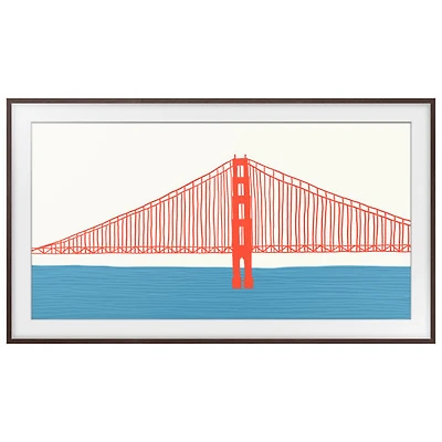 Samsung 65" Frame Bezel for The Frame TV (2021) - Brown