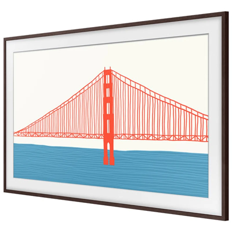 Cadre de 55 po de Samsung pour téléviseur Le Cadre (2021) - Brun