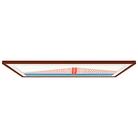 Samsung 65" Frame Bezel for The Frame TV (2021) - Terracotta