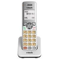 VTech DECT 6.0 3-Handset Cordless Phone w/ Answering System & Caller ID - Silver - Only at Best Buy