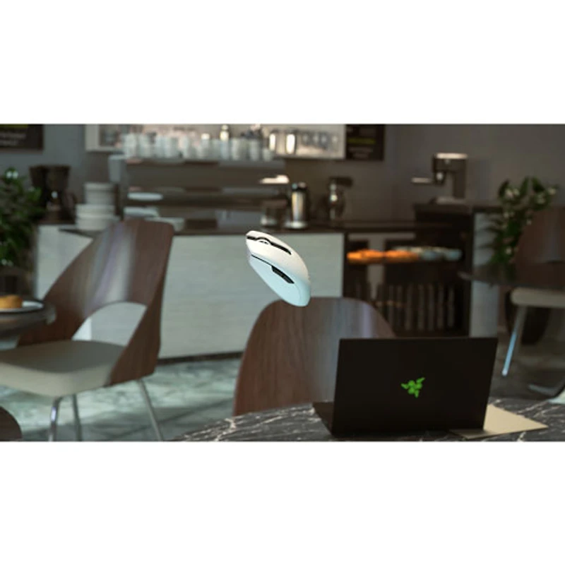 Souris de jeu optique sans fil de 18 000 ppp Orochi V2 de Razer - Blanc