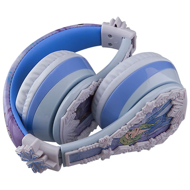 Casque d'écoute Bluetooth pour enfants à suppression du bruit Reine des neiges 2 KIDdesigns - Bleu