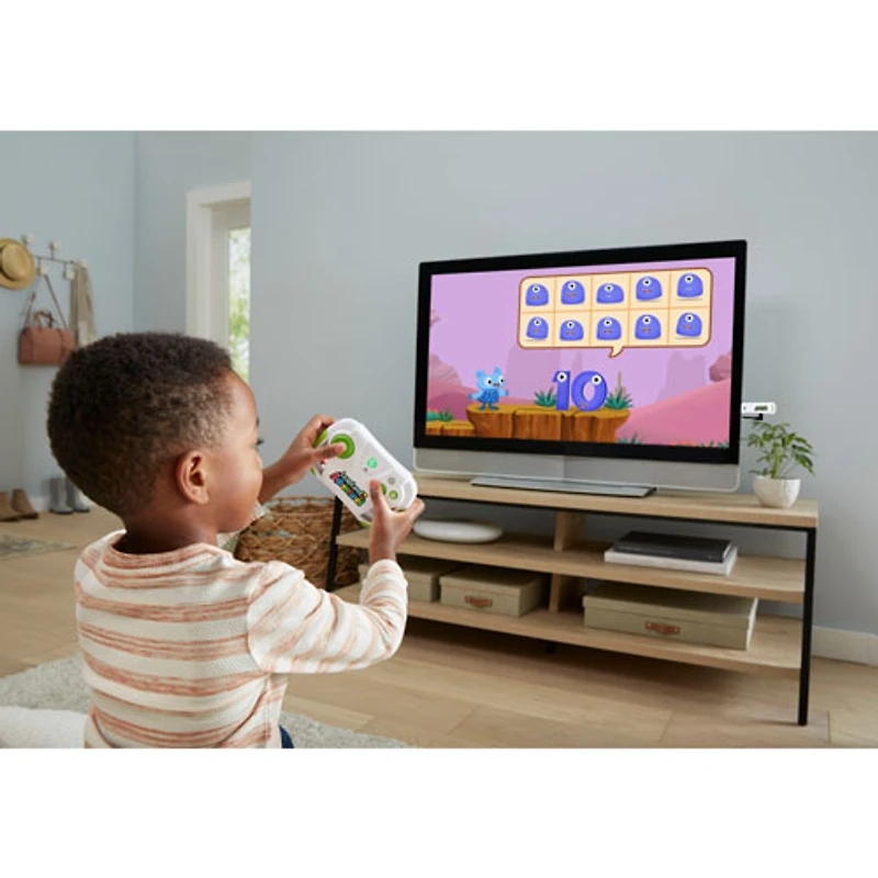 Jeu vidéo éducatif LeapLand Adventures de LeapFrog avec manette sans fil et clé de jeu - Anglais