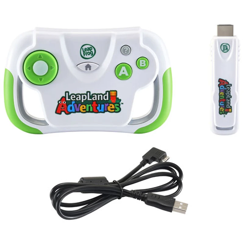 Jeu vidéo éducatif LeapLand Adventures de LeapFrog avec manette sans fil et clé de jeu - Anglais