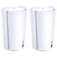 Système Wi-Fi 6 maison intégrale maillé tribande AX6600 Deco de TP-Link (X90) - Ensemble de 2