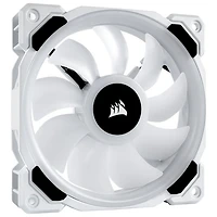 Ensemble de trois ventilateurs de 120 mm DEL RVB MID LL120 de Corsair - Blanc