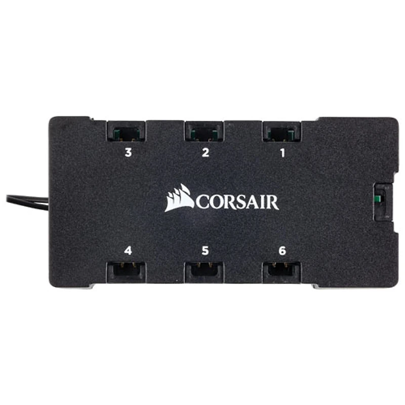 Ensemble de trois ventilateurs de 120 mm DEL RVB MID LL120 de Corsair - Blanc