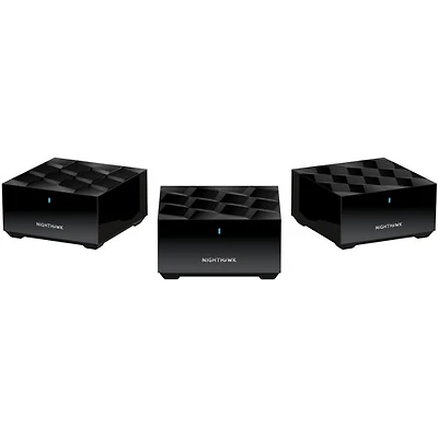 Système Wi-Fi 6 maillé de maison intégrale AX1800 de Nighthawk de NETGEAR (MK63S-100CNS) - Lot de 3 - Exclusif BBY