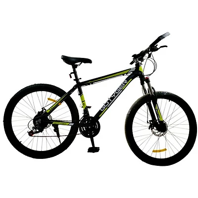 Vélo de montagne à 24 vitesses de 66 cm de GoTyger - Noir