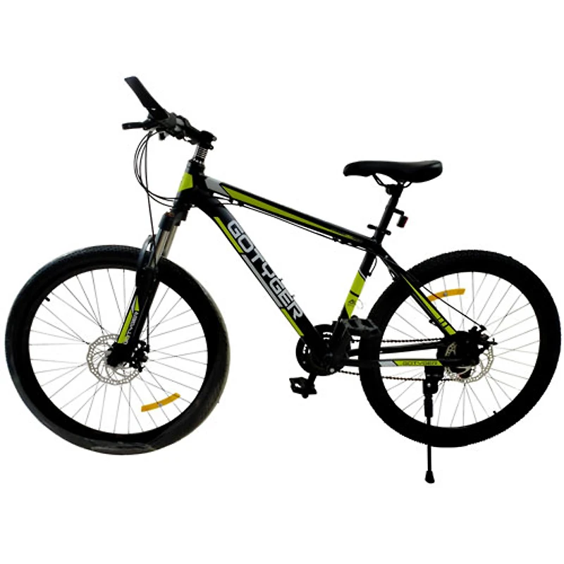 GoTyger 66 cm 24 Speed Mountain Bike - Black