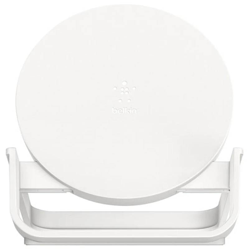 Chargeur sans fil certifié Qi de 10 W QuickCharge de Belkin - Blanc
