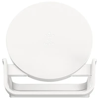 Chargeur sans fil certifié Qi de 10 W QuickCharge de Belkin - Blanc