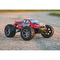 LiteHawk Crusher Evo 2WD 1/12 Scale RC Monster Truck (42017) - Red/White