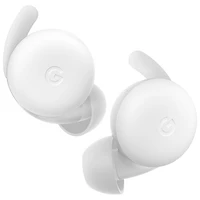 Écouteurs boutons 100 % sans fil à isolation sonore Pixel Buds A-Series de Google - Clairement blanc