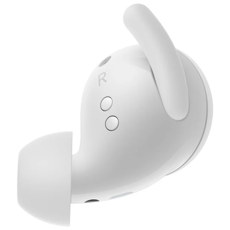 Écouteurs boutons 100 % sans fil à isolation sonore Pixel Buds A-Series de Google - Clairement blanc
