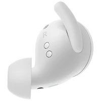 Écouteurs boutons 100 % sans fil à isolation sonore Pixel Buds A-Series de Google - Clairement blanc