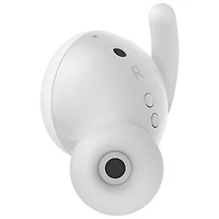 Écouteurs boutons 100 % sans fil à isolation sonore Pixel Buds A-Series de Google - Clairement blanc