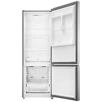 Insignia 24" 11.5 Cu. Ft. Bottom Freezer Refrigerator (NS-RBM11SS2-C) - Stainless steel