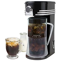 Nostalgia Café Iced Coffee & Tea Maker - 2.8L - Black