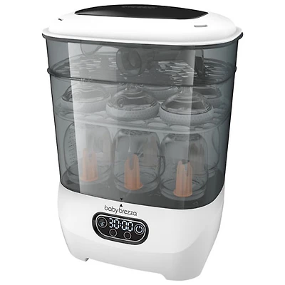 Stérilisateur de biberons et séchoir One-Step Advanced de Baby Brezza - Blanc