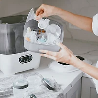 Stérilisateur de biberons et séchoir One-Step Advanced de Baby Brezza - Blanc