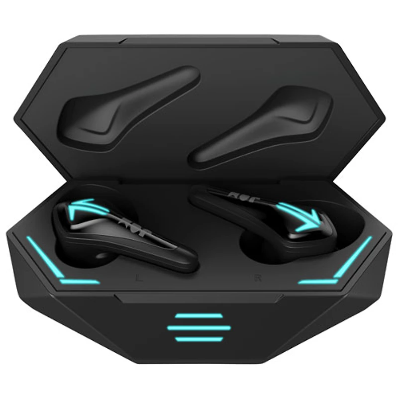Écouteurs boutons de jeu 100 % sans fil Game On de Jam - Noir