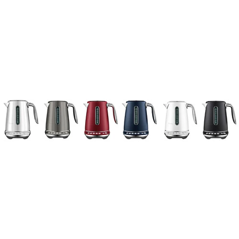 Breville Smart Kettle Luxe Programmable Electric Kettle - 1.7L - Black Stainless Steel