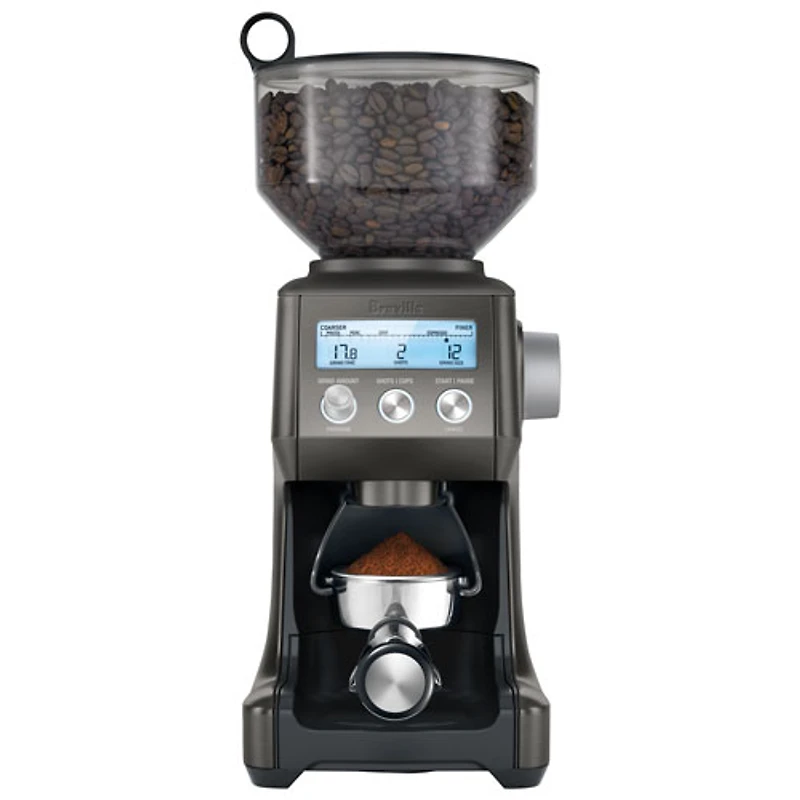 Breville Smart Grinder Pro Burr Coffee Grinder - Black Stainless Steel