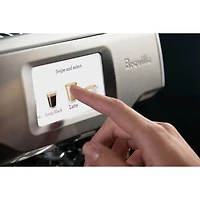 Machine à expresso automatique Barista Touch de Breville avec mousseur et moulin à café - Inox