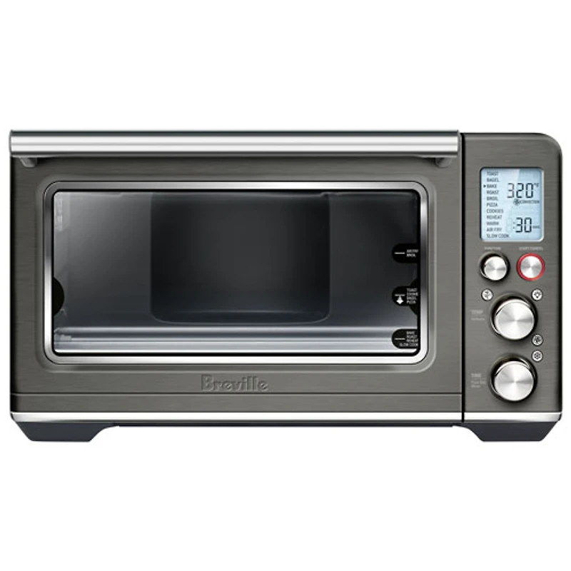 Four grille-pain à convection et friteuse à air chaud Smart Oven de Breville - 0,8 pi³/22,7 l - Acier inoxydable noir