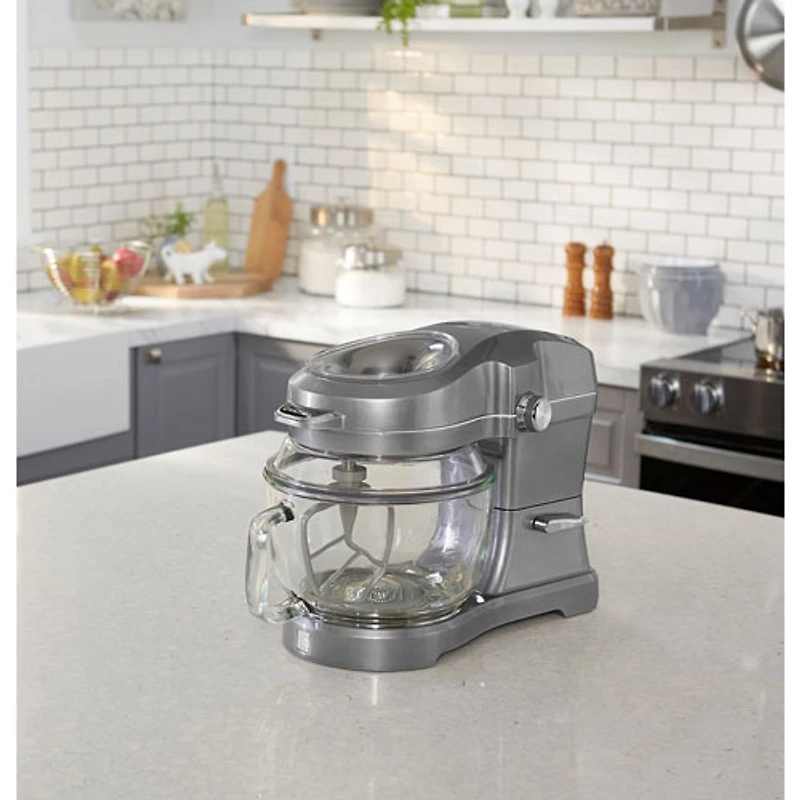 Batteur sur socle à tête inclinable Elite Ovation de Kenmore - 5 pintes - 500 W - Gris