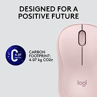 Souris optique sans fil de 1000 ppp M220 Silent de Logitech - Rose